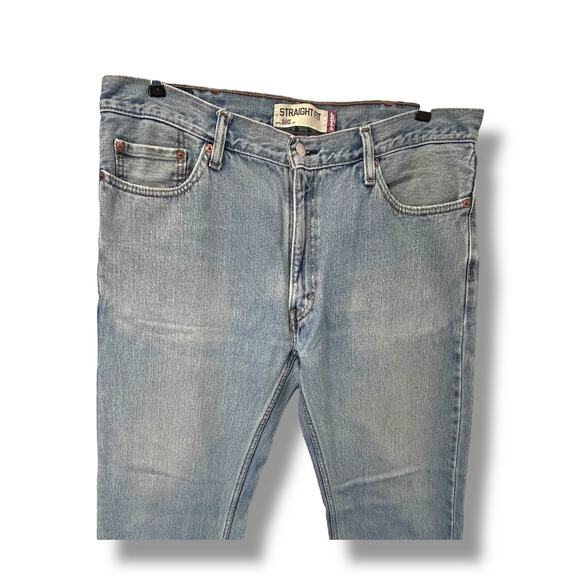 Levi’s Mens Light Wash Straight Fit 505 Jeans, Blue, size W38xL29 - Picture 2 of 16
